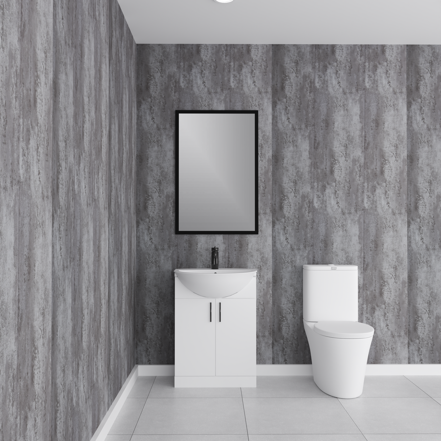 4 Pack | 8mm Black Graphite Matt Wall & Ceiling Panel 2.6M